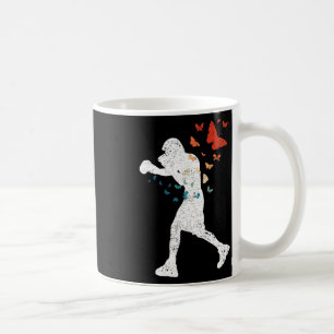 Taza De Café Flotante como mariposa Sting Bee Boxer Love Boxing