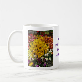 Taza De Café Flower design coffee mug