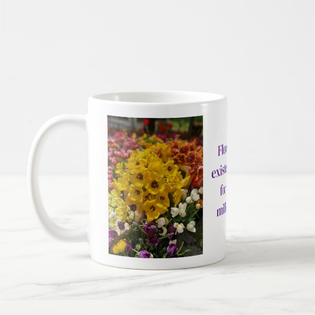 Taza De Café Flower design coffee mug (Izquierda)