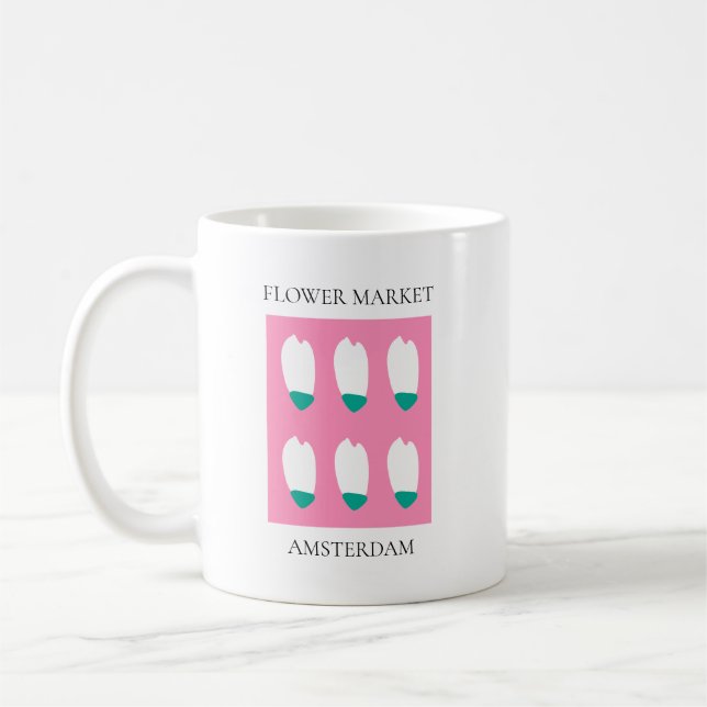 Taza De Café Flower Market - Amsterdam (Izquierda)