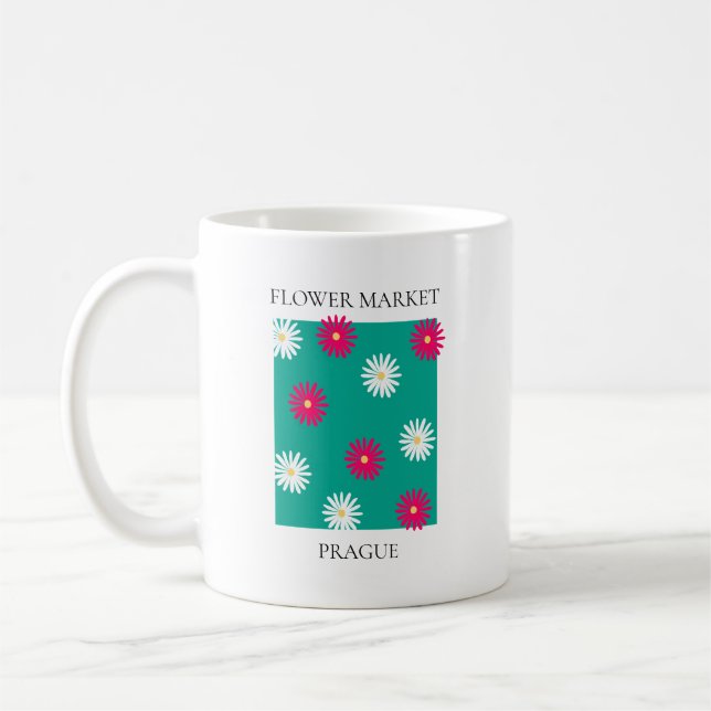 Taza De Café Flower Market - Prague (Izquierda)