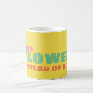 Taza De Café Flower power