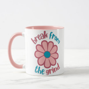 Taza de café Flower Power