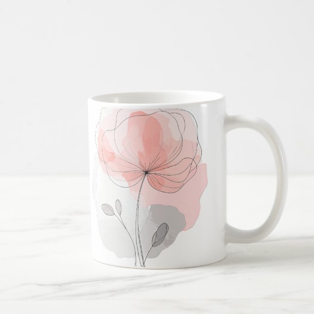 Taza De Café Flower Power