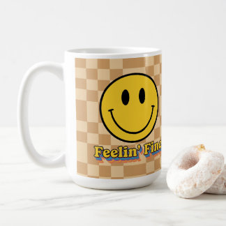 Taza De Café Flower Power Retro Daisy Sunflower Mug - 70s 