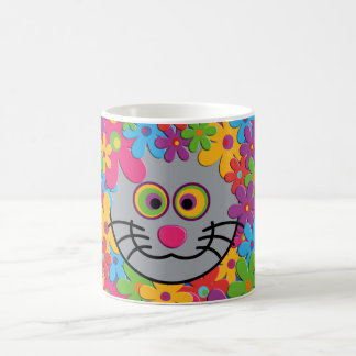 Taza De Café FlowerPower-Katze