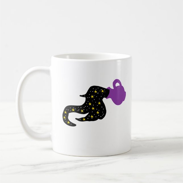 Taza De Café Flowing Water Bearer Mug – Clean Minimal Figure  (Izquierda)