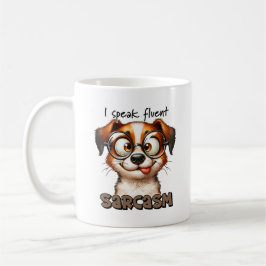 Taza De Café Fluent in Sarcasm Fox Mug