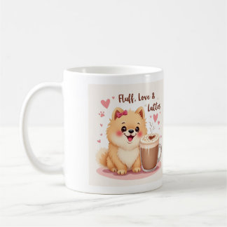 Taza De Café Fluff, Amor & Lattes