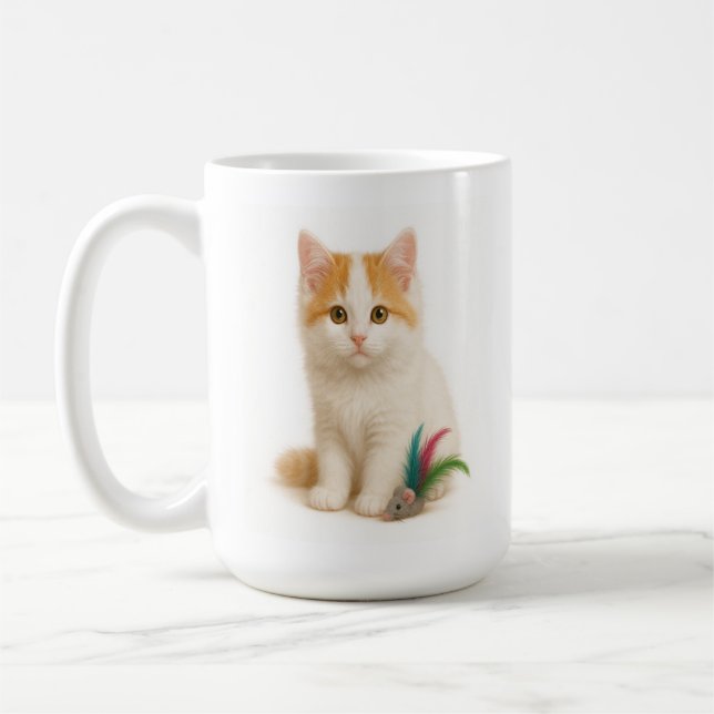 Taza De Café Fluff & Feather - Van Kitten turca (Izquierda)