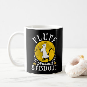Taza De Café Fluff y descubrir gato de horror de Halloween