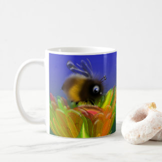 Taza De Café Fluffy bee Invitation