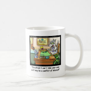 Taza De Café Fluffy Cohen Abogada @Claw Gato Divertido & Abogad