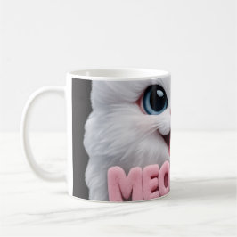 Taza De Café Fluffy Meoww Cat Mug