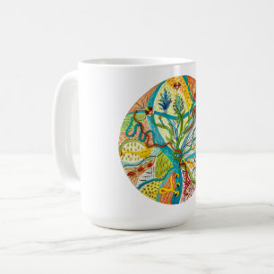 Taza De Café Flujo de primavera grande de bloqueo