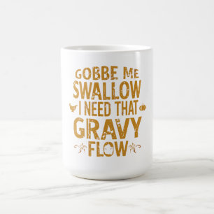 Taza De Café Flujo De Salsa Divertida Tipografía De Acción De G