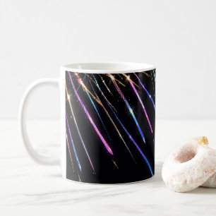 Taza De Café Flujos de confirmación multicolor