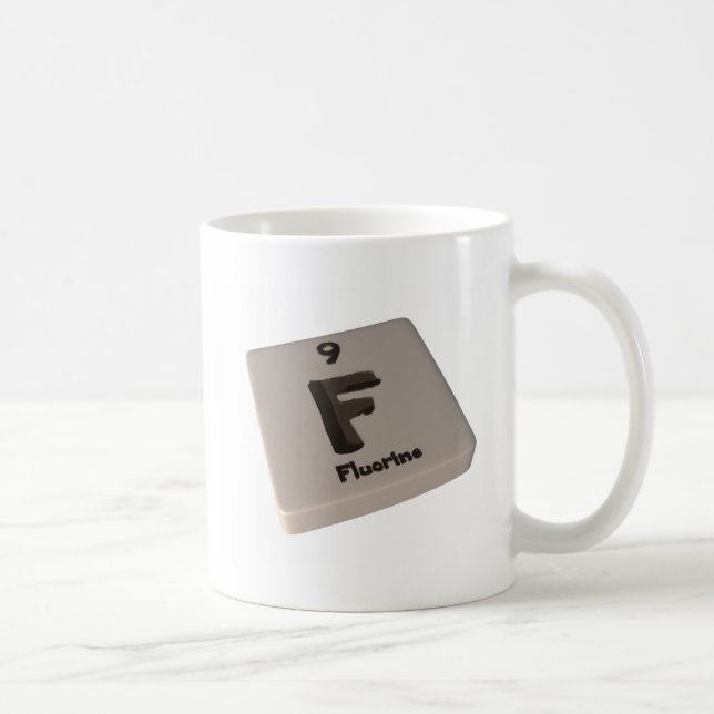 Taza De Café Flúor de F (Derecha)