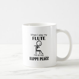 Taza De Café Flute Happy Place