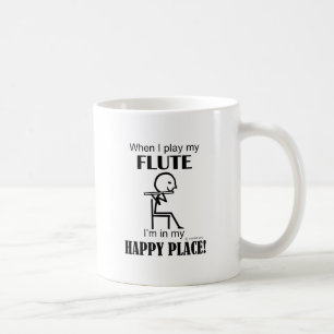Taza De Café Flute Happy Place