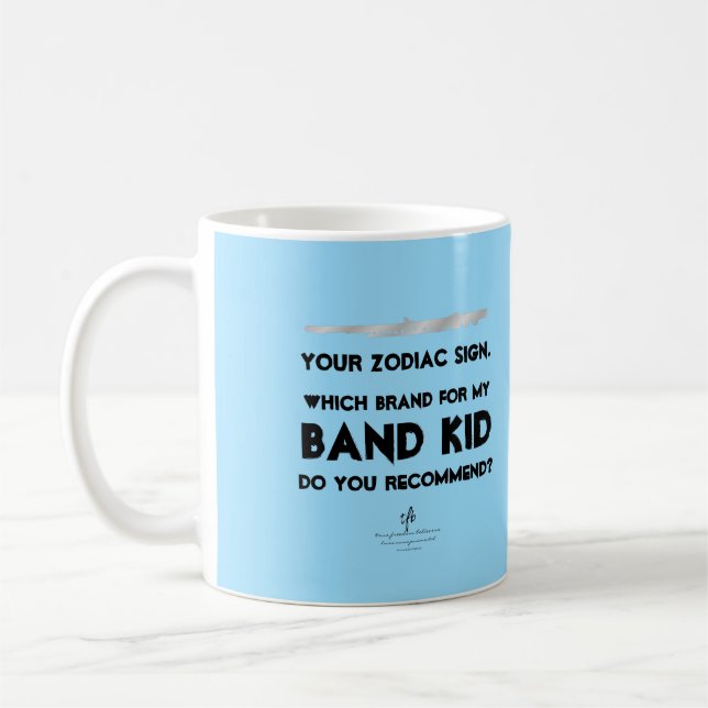 Taza De Café Flute su Rótulo Zodiaco Azul Glacial Anti-ISO (Izquierda)