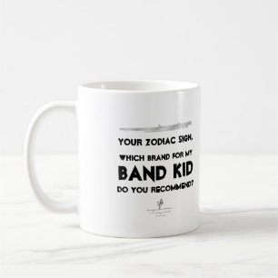 Taza De Café Flute su Rótulo Zodiaco blanco Anti-ISO Café Mug