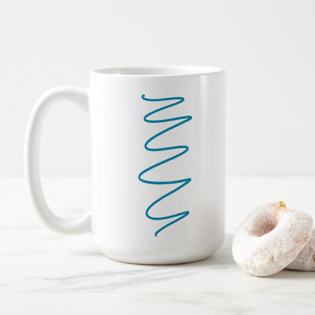 Taza De Café "Flux Swirl" Café Mug (Con donut)