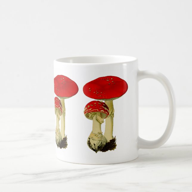 Taza De Café Fly agaric mushroom (Derecha)