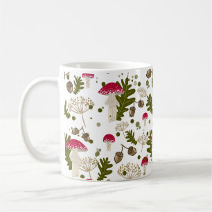 Taza De Café Fly Agaric & Oak - Mug de hongos