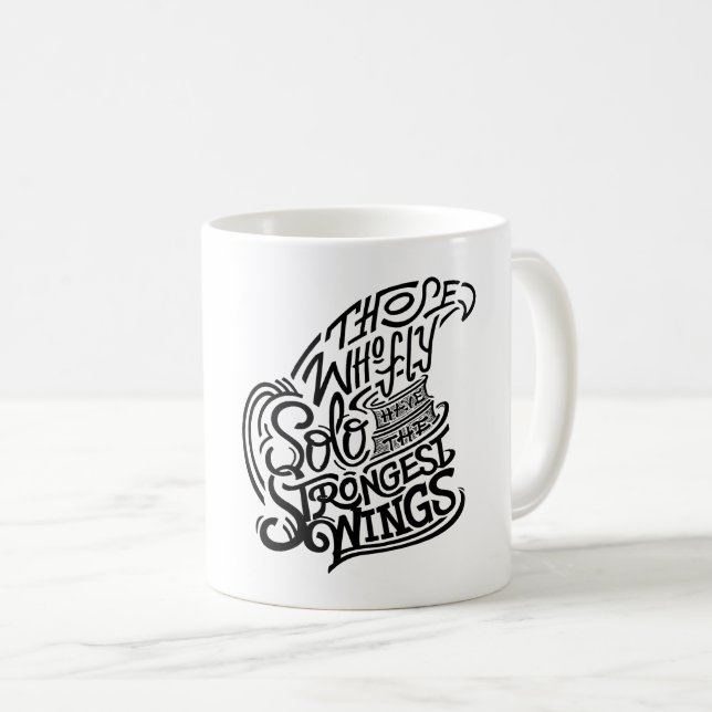 Taza De Café Fly Solo (Anverso derecho)