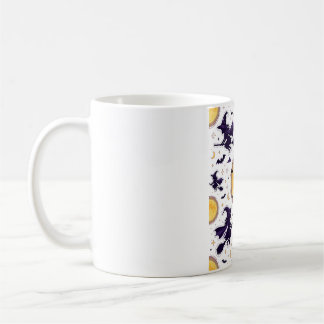 Taza De Café Flying Witches Full Moon Halloween Pattern