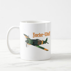 Taza De Café Focke-Wulf Fw 190 avión alemán de la Segunda Gue
