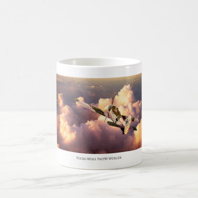 Taza De Café Focke-Wulf Fw 190 Würger (Centro)