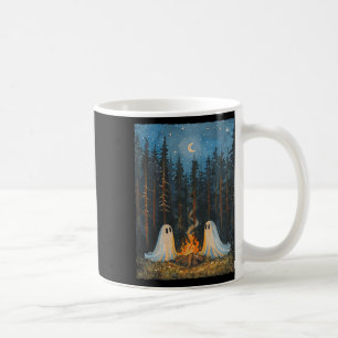 Taza De Café Fogueira Fantasma Camping Amante Floresta Gótico H