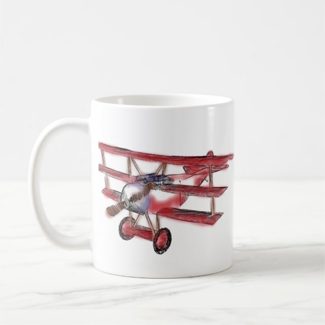 Taza De Café Fokker Dr.I (Izquierda)