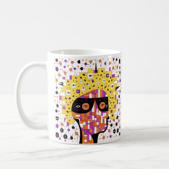 Taza De Café Folk 001 Nancy (Izquierda)