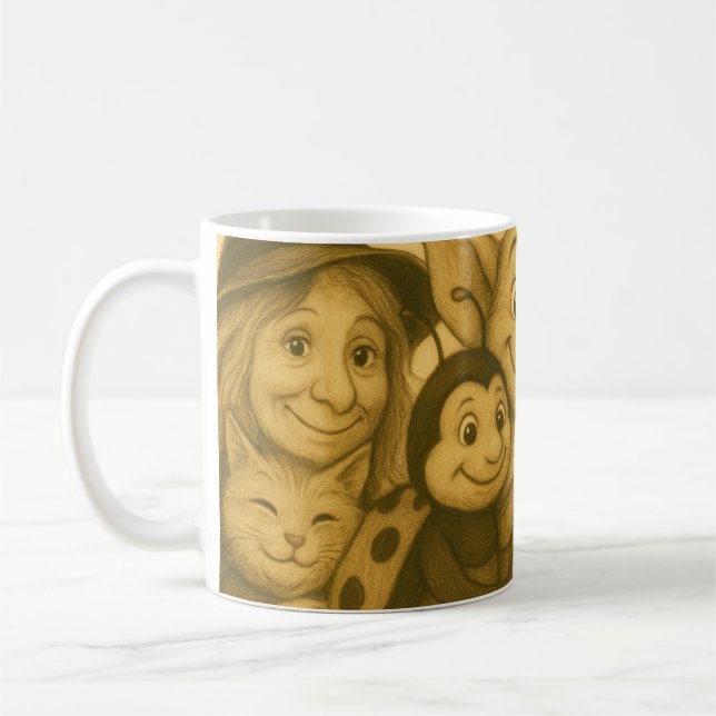 Taza De Café Folklore Mug (Izquierda)