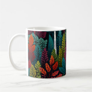 TAZA DE CAFÉ FOLLAGE DEL BOSQUE