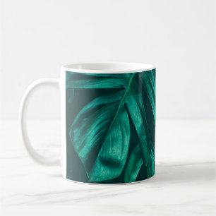 Taza De Café follaje de selva tropical, sombra natural de la ho