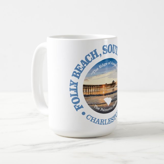Taza De Café Folly Beach (C) (Anverso izquierdo)