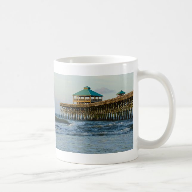 Taza De Café Folly Pier Morning Coffee Mug (Derecha)