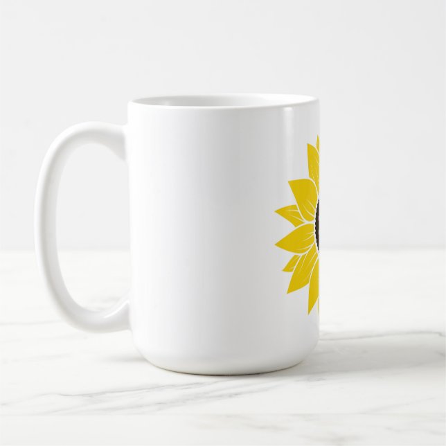 Taza De Café Fomento del girasol - Empoderando palabras para la (Izquierda)