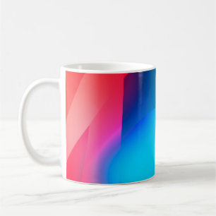 Taza De Café Fondo abstracto con gradiente colorido. Vibran