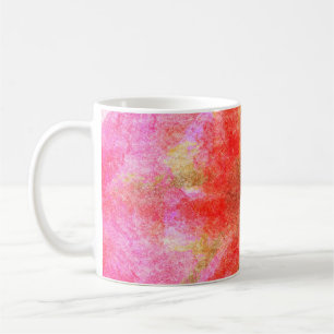 Taza De Café Fondo abstracto digital con pegado de pinceles