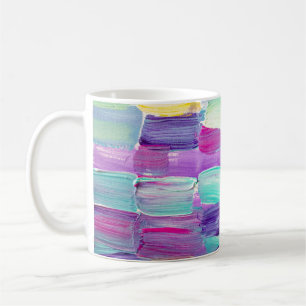 Taza De Café Fondo creativo abstracto pintado a mano, wallpap