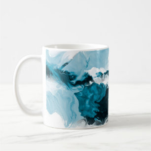 Taza De Café Fondo creativo abstracto pintado a mano, wallpap
