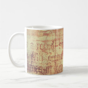 Taza De Café Fondo de aluminio envejecido