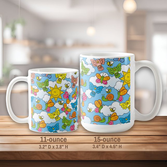 Taza De Café Fondo de animales para bebés (Subido por el creador)