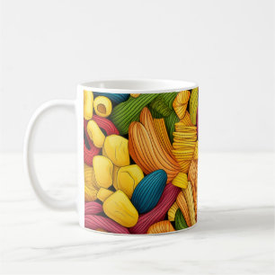 Taza De Café Fondo de arte de pasta