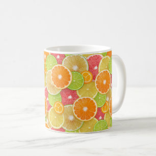 Taza De Café Fondo de cítricos